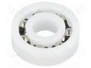 Bearing: ball; Øint: 10mm; Øout: 26mm; W: 8mm; Cage: polyamide IGUS