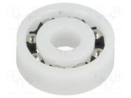 Bearing: ball; Øint: 6mm; Øout: 19mm; W: 6mm; Cage: polyamide IGUS