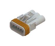 CONNECTOR HOUSING, RCPT, 3POS, 5.8MM