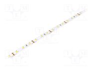 LED tape; white warm; 2835; 12V; LED/m: 60; 10mm; white PCB; 120° 