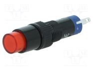 Switch: push-button; Pos: 2; SPDT; 0.5A/250VAC; 1A/24VDC; ON-ON ONPOW