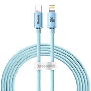 Kabel USB-C do iP Baseus Crystal Shine,  20W, 2m (niebieski), Baseus