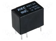 Relay: electromagnetic; SPDT; Ucoil: 24VDC; Icontacts max: 1A; RSY Recoy/RAYEX ELECTRONICS