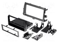 Radio frame; Toyota; 2 ISO; silver METRA