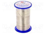 Silver plated copper wires; 0.9mm; 500g; Cu,silver plated; 88m BQ CABLE