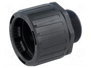 Straight terminal connector; Thread: metric,outside; polyamide LAPP
