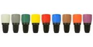 STRAIN RELIEF, XLR PLUG, 9X COLOUR