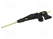 Micro SMD clip-on probe; pincers type; 500mA; 70VDC; black POMONA