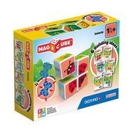 Magicube Printed Insects magnetic blocks + cards 7 pieces GEOMAG GEO-121, Geomag