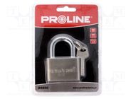 Padlock; shackle; Application: gates,cabinets,sheds; 50mm PROLINE