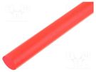 Heat shrink sleeve; glueless; 2: 1; 15.8mm; L: 1m; red; polyolefine RADPOL