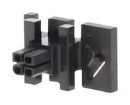 CONNECTOR HOUSING, RECEPTACLE, 4POS