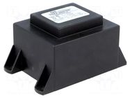 Transformer: encapsulated; 20VA; 230VAC; 7.5V; 7.5V; 1.33A; 1.33A INDEL