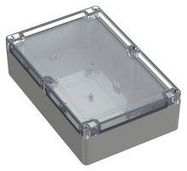 ENCLOSURE, ABS, PC, GREY, TRANSPARENT