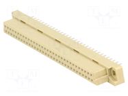 Connector: DIN 41612; plug; female; PIN: 64; straight; THT; a+b; 4mm NINIGI