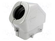 Enclosure for connectors: HDC; size 16B; for cable; IP65; metal HARTING