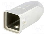 Enclosure: for HDC connectors; Han-INOX; size 3A; for cable; M20 HARTING