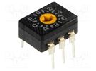 Encoding switch; HEX/BCD; Pos: 16; THT; Rcont max: 200mΩ; 1Ncm; A6C OMRON Electronic Components