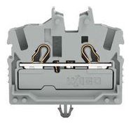 TERMINAL BLOCK, DIN RAIL, 2POS, 12AWG