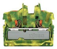 TERMINAL BLOCK, DIN RAIL, 2POS, 12AWG