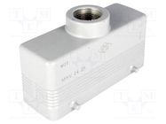 Enclosure: for HDC connectors; C-TYPE; size 104.27; M25; 104x27mm ILME