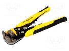 Multifunction wire stripper and crimp tool; 30AWG÷10AWG; 210mm NEWBRAND
