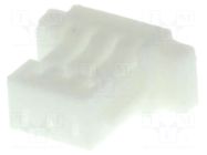 Connector: wire-board; plug; female; 50V; PIN: 3; w/o contacts; 1mm JOINT TECH