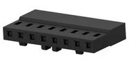CONNECTOR HOUSING, RCPT, 8POS, 2MM