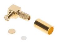 RF CONN, MMCX, R/A PLUG, 50 OHM, CABLE