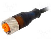 Cable: for sensors/automation; M12; PIN: 3; straight; 2m; plug; 4A LUMBERG AUTOMATION