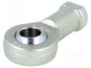 Ball joint; 16mm; M16; 2; left hand thread,inside; steel; DURBAL BOSSARD