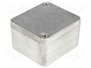 Enclosure: multipurpose; X: 45mm; Y: 50mm; Z: 30mm; 1550Z; aluminium HAMMOND