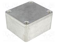 Enclosure: multipurpose; X: 58mm; Y: 64mm; Z: 35mm; 1550Z; aluminium HAMMOND