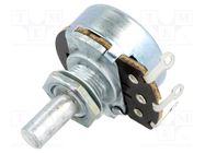 Potentiometer: shaft; single turn; 22kΩ; 500mW; ±20%; soldered; 6mm TELPOD