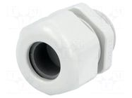 Gland; IP68; thermoplastic; M25; 9÷16mm; grey HARTING