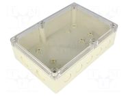 Enclosure: multipurpose; X: 125mm; Y: 180mm; Z: 56mm; ABS; IP65 COMBIPLAST