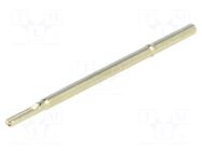 Test probe socket; 1.91mm; 6A; 075-25; soldered QA TECHNOLOGY