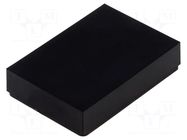 Enclosure: multipurpose; X: 33mm; Y: 47mm; Z: 10mm; ABS; black MASZCZYK