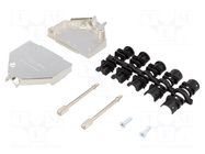 Enclosure for connectors: D-Sub; D-Sub 25pin,D-Sub HD 44pin ENCITECH