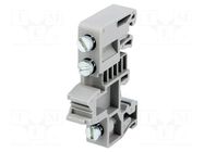 Holder; grey; Width: 9.5mm; TS32,TS35; Ht: 35.3mm; L: 50.5mm PHOENIX CONTACT