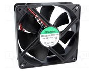 Fan: DC; axial; 12VDC; 120x120x38mm; 197.2m3/h; 44dBA; ball bearing SUNON