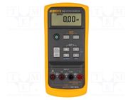 Meter: calibrator; voltage,current; VDC: 0÷100mV,10V; I DC: 0÷24mA FLUKE