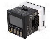 Timer; Range: 0,01s÷9999h; SPDT; 12÷24VDC; on panel; 250VAC/5A OMRON