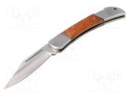 Knife; Tool length: 196mm; Blade length: 80mm; Blade: about 45 HRC PROLINE