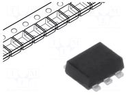 Diode: TVS array; 6.8V; 2.5A; 25W; SOT666; ESD NEXPERIA
