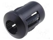 LED holder; 5mm; plastic; convex KINGBRIGHT ELECTRONIC