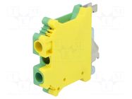 Splice terminal: rail; PC; yellow-green; L: 42.5mm; 0.2÷6mm2 DEGSON ELECTRONICS