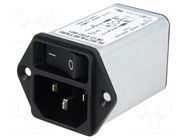 Connector: AC supply; socket; male; 6A; 250VAC; C14 (E); DC12 SCHURTER