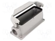 Enclosure: for HDC connectors; Han® HMC; size 24B; with latch 