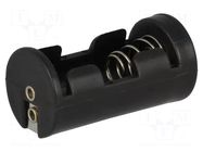 Holder; 1/2AA,1/2R6; Batt.no: 1; black COMF